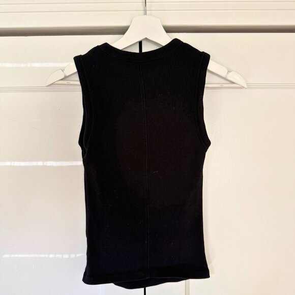 ZARA SLEEVELESS RIBBED T-SHIRT  Black - Ref 4424/802 - Picture 5 of 5